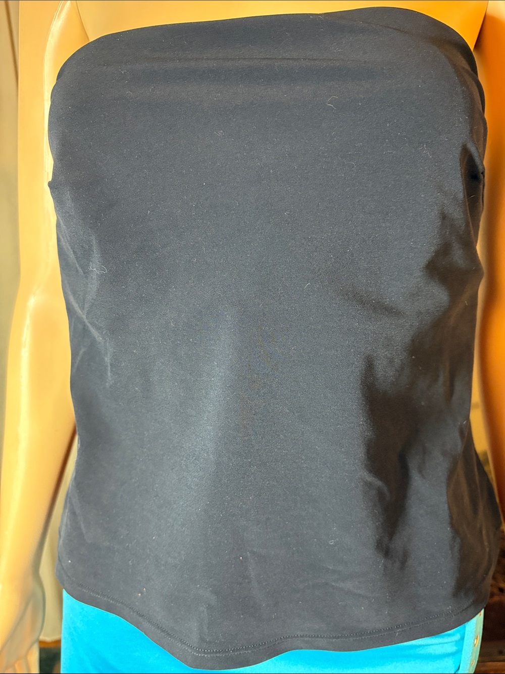 Panache Black Strapless Swim Top